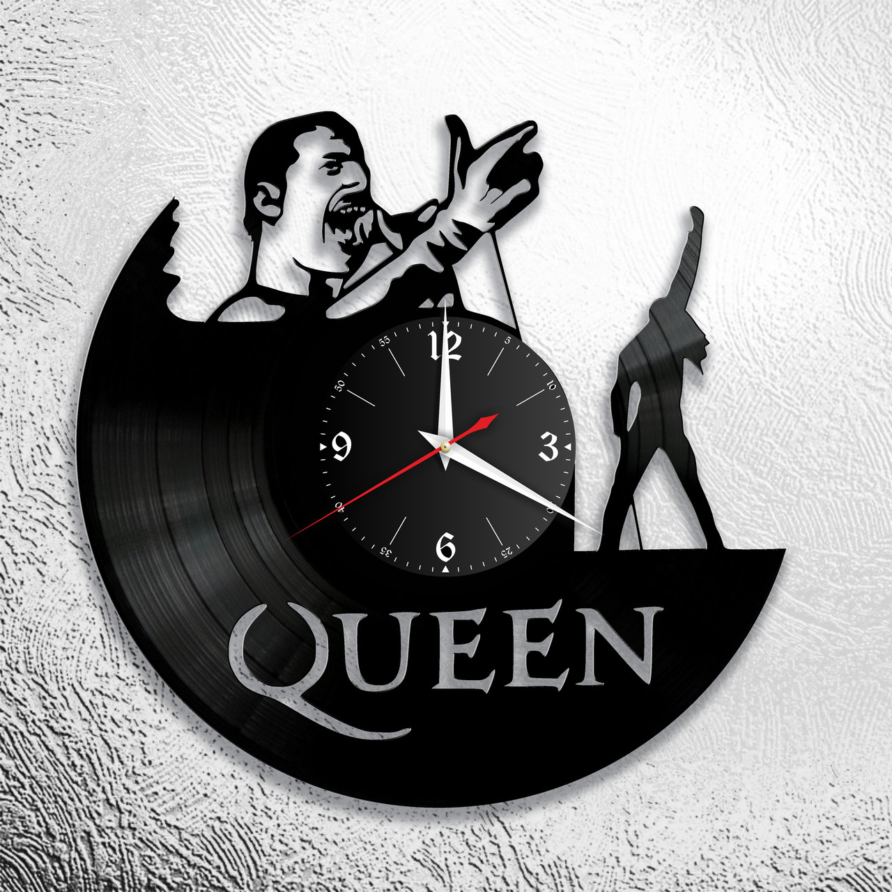Оригинальные часы из виниловых пластинок "Queen"  версия 3, фото 1