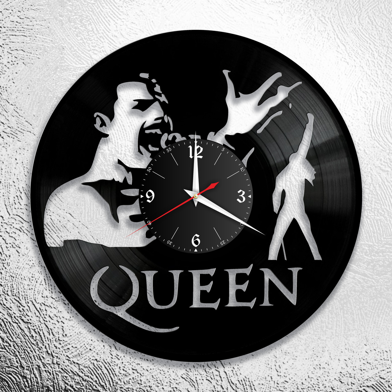 Оригинальные часы из виниловых пластинок "Queen"  версия 6