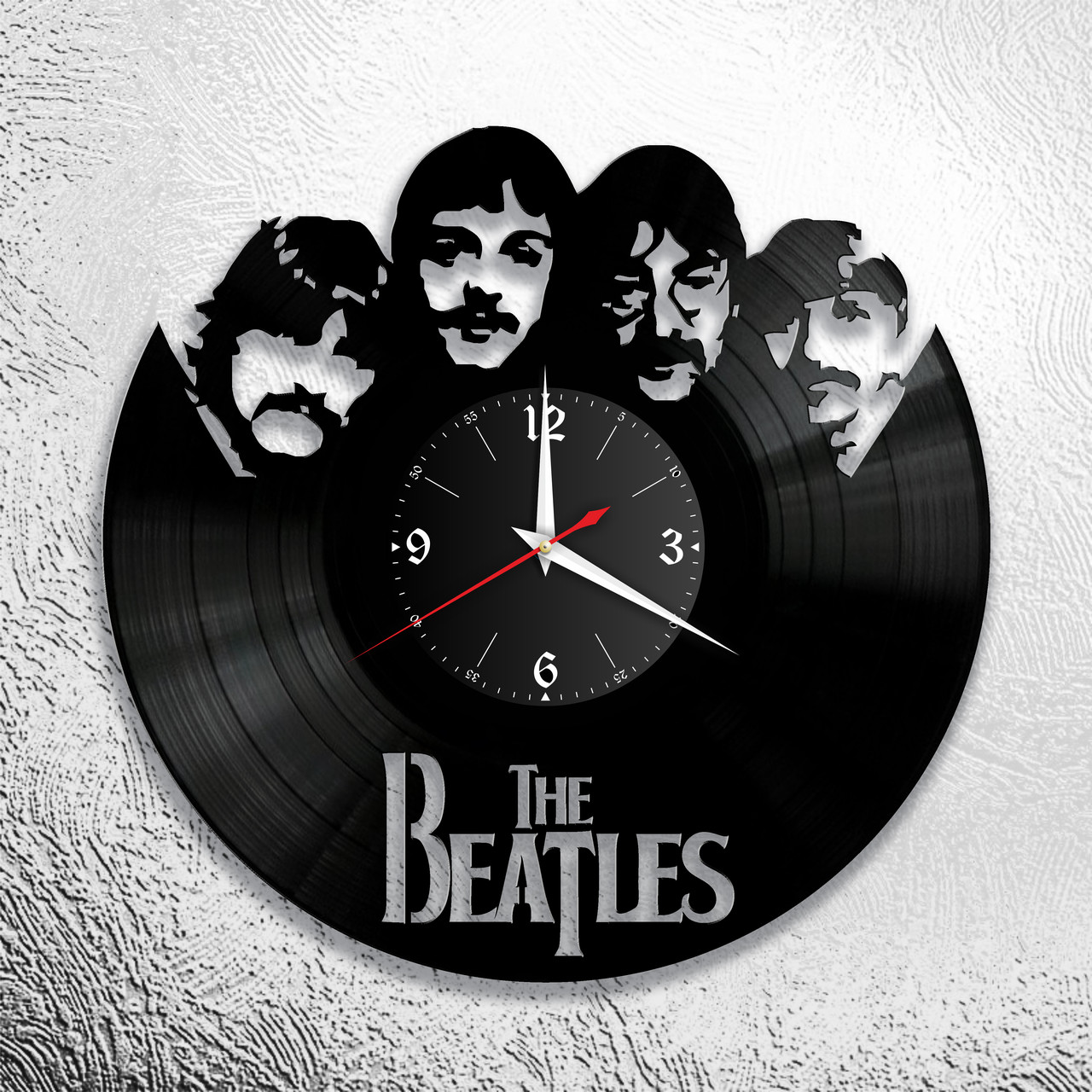 Оригинальные часы из виниловых пластинок "Битлз" версия 4, фото 1