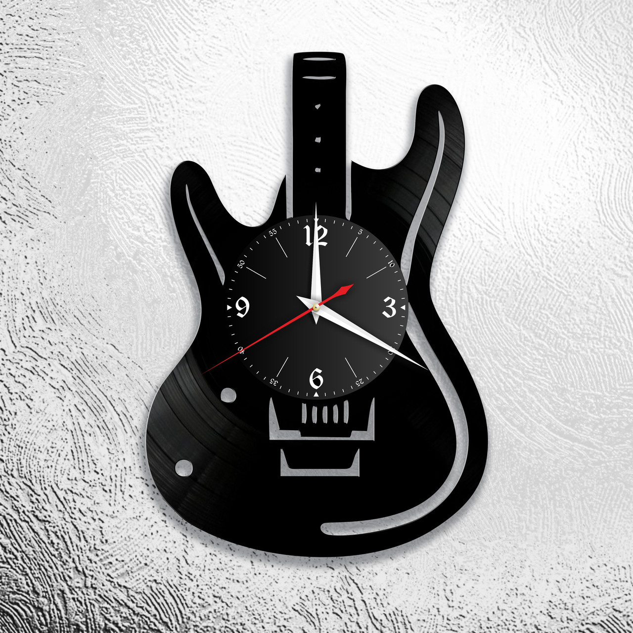 Оригинальные часы из виниловых пластинок "Музыка" версия 12