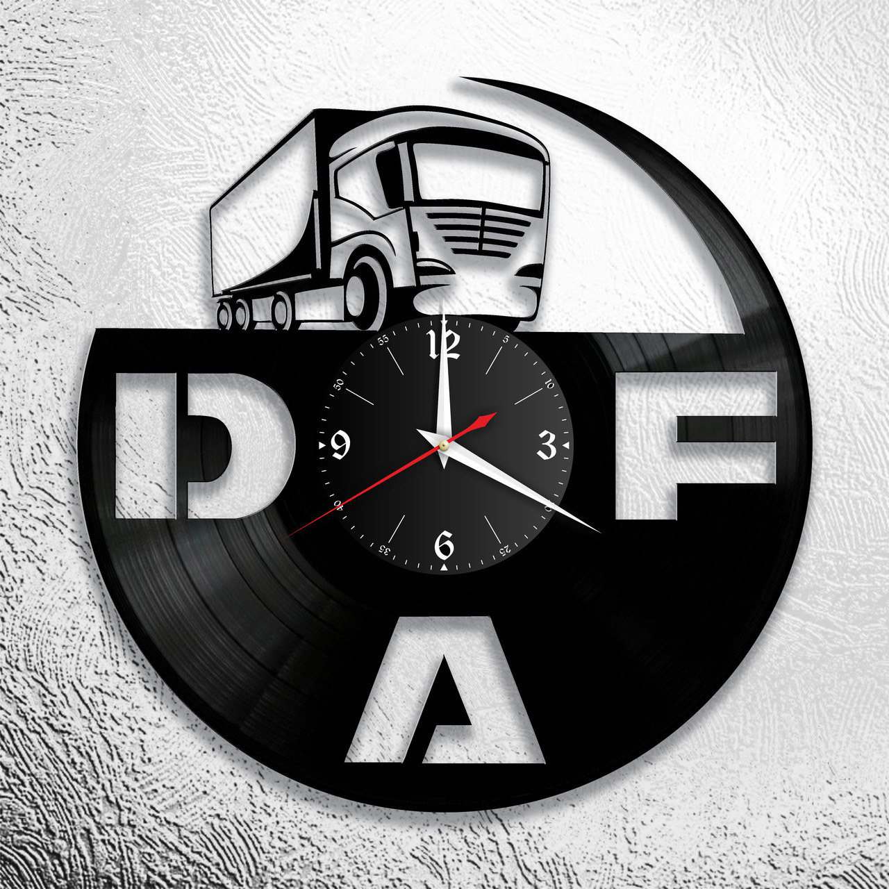 Оригинальные часы из виниловых пластинок  "DAF" версия 1, фото 1