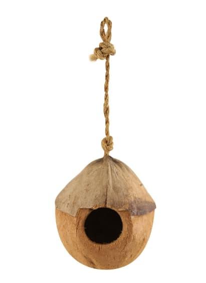 Домик для птиц из кокоса NATURAL "Бунгало" 100-130мм (52031001) - фото 1 - id-p157691827