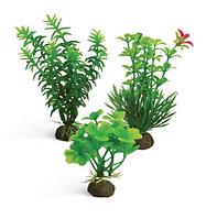 Растения (набор 3 шт) зеленые, 100 мм, Laguna (74044164)