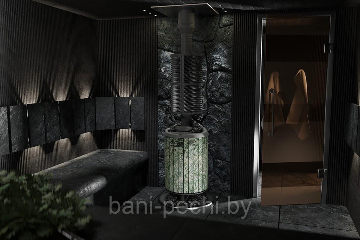 Чугунная банная печь ProMetall Атмосфера с комбинированной облицовкой - фото 8 - id-p157730584