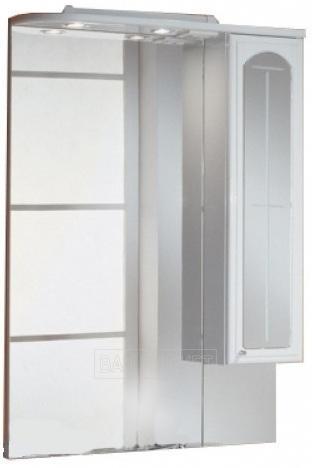 Зеркало-шкаф Акватон Эмилья 75 см белый, правый (1A011202EJ01R) - фото 1 - id-p157752575