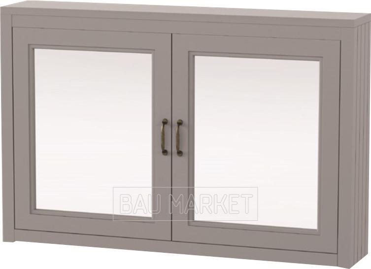 Зеркало-шкаф АКВА РОДОС Waterford 100 см серый мат (ОР0002964) - фото 1 - id-p157752587