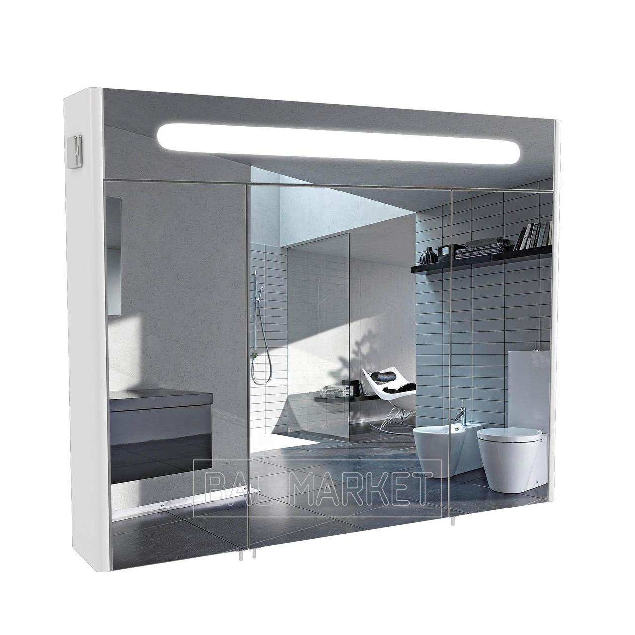 Зеркало-шкаф АКВА РОДОС Париж 100 см с подсветкой (SC0000147) - фото 1 - id-p157752591