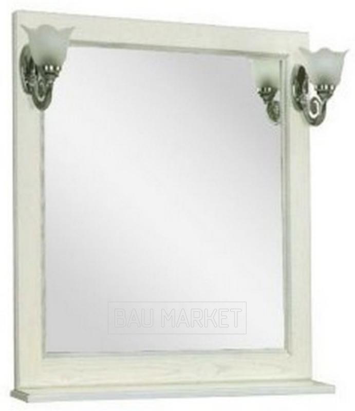 Зеркало Акватон Жерона 85 см белое серебро (1A158702GEM20) - фото 1 - id-p157752619