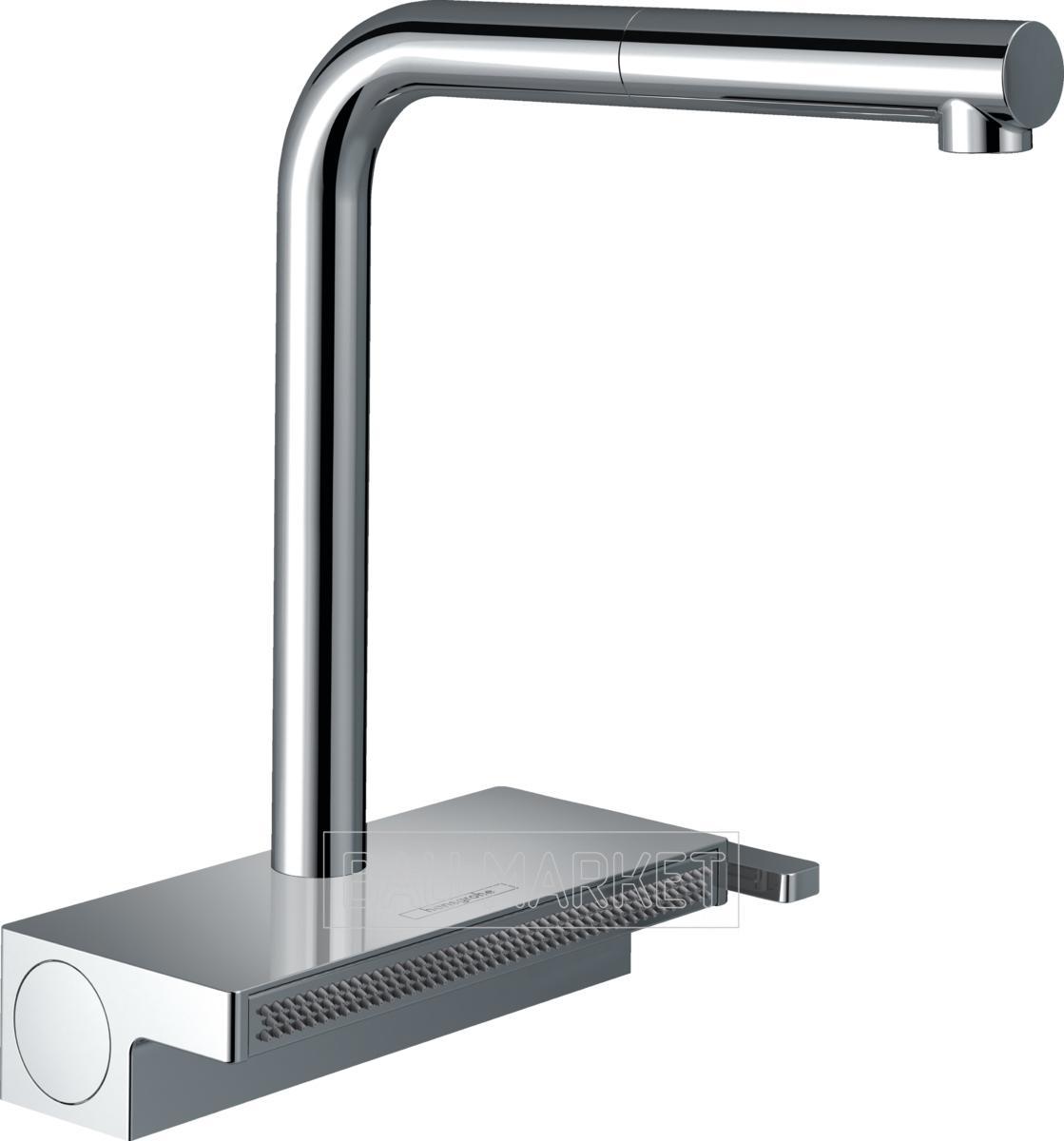 Смеситель для кухни Hansgrohe Aq Sel M81 250 с вытяжным душем (73830000) - фото 1 - id-p157754142