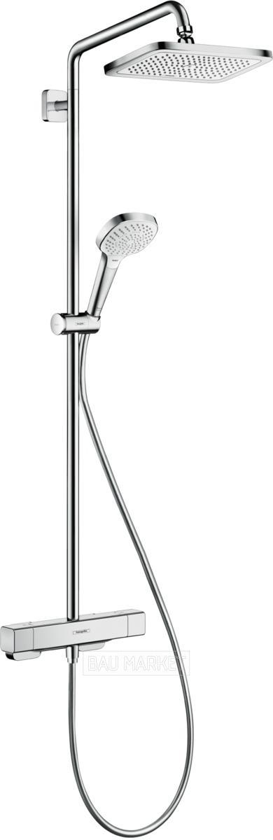 Душевая система Hansgrohe Croma E 280 1jet Showerpipe с термостатом (27630000) - фото 1 - id-p157755815