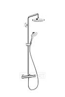 Душевая система Hansgrohe Croma Select E 180 2jet Showerpipe с термостатом (27256400)