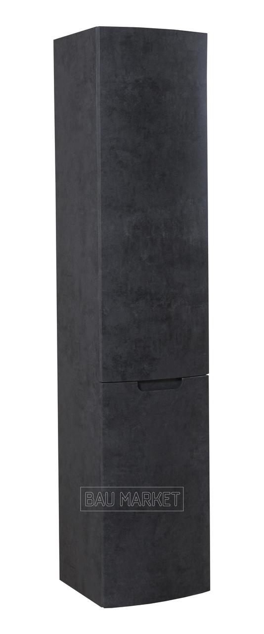 Шкаф-пенал АКВА РОДОС HeadWay R, темный мрамор (ОР0002707) - фото 1 - id-p157754382