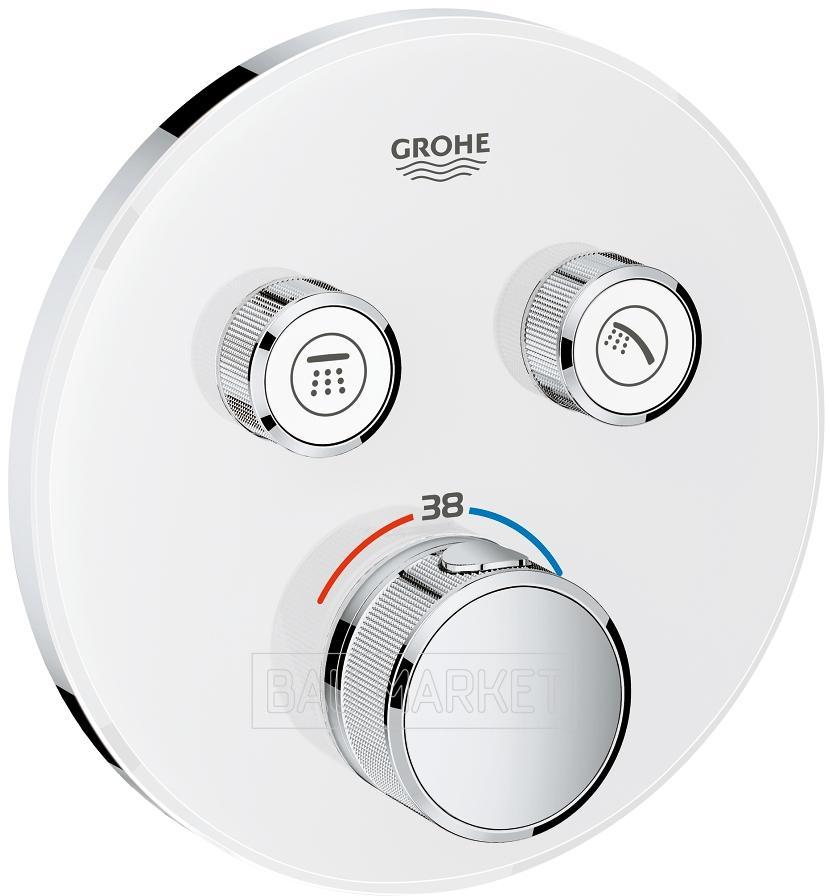 Смеситель скрытого монтажа Grohe Grohtherm SmartControl с термостатом (29151LS0) - фото 1 - id-p157756300