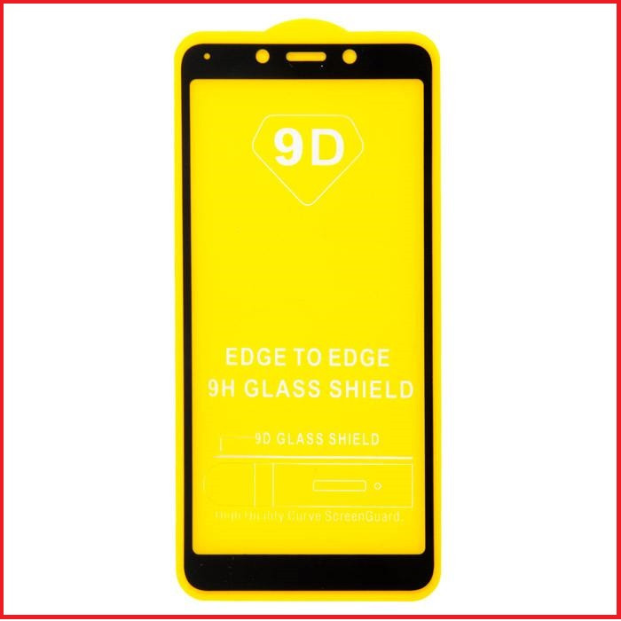 Защитное стекло Full-Screen для Xiaomi Redmi 6 черный (5D-9D с полной проклейкой)