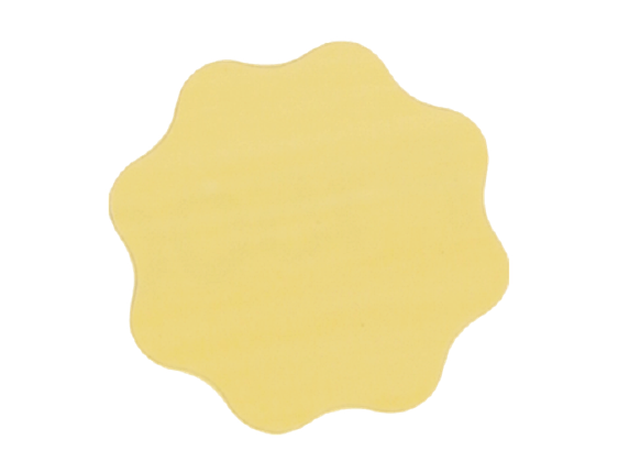 Абразивный цветок Kovax Yellow Film на клейкой основе 35 мм, фото 2