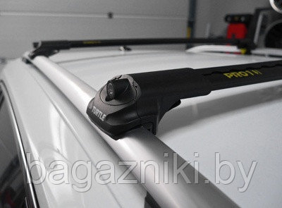 Багажник на крышу авто TURTLE AIR 1 black на рейлинги - фото 6 - id-p157765668