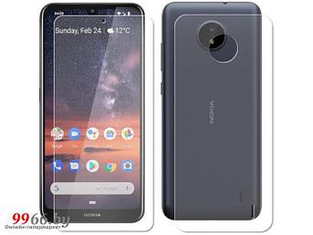 Гидрогелевая пленка LuxCase для Nokia C20 Front and Back Transparent 86388