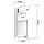 Локтевой дозатор PUFF-8190 для жидкого мыла и антисептиков (капля) антивандальный, 1000 мл, фото 2