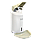 Локтевой дозатор PUFF-8193 для жидкого мыла и антисептиков (спрей/капля) с каплесборником (1000мл) настольный, фото 2