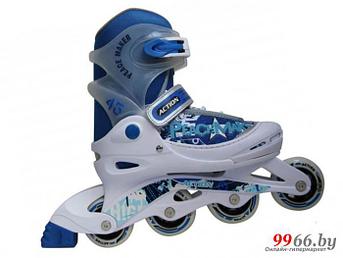 Роликовые коньки Action PW-405 р.30-33 28273136 детские ролики раздвижные спортивные для детей