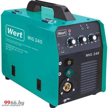 Инверторный сварочный аппарат полуавтомат Wert MIG 240