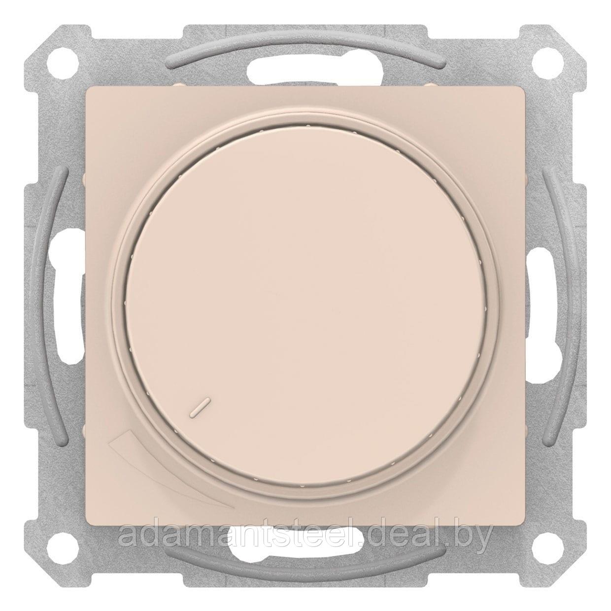 ATLASDESIGN СВЕТОРЕГУЛЯТОР (диммер) поворотно-нажимной, 315Вт, мех., БЕЖЕВЫЙ - фото 1 - id-p157786261