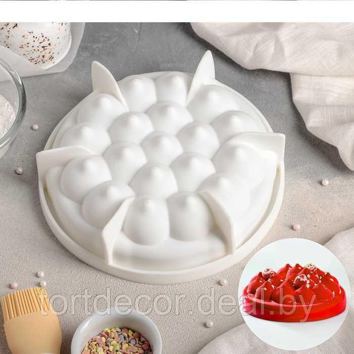 Форма для муссовых десертов и выпечки 19×5 см "Паффи", цвет белый - фото 1 - id-p157792829