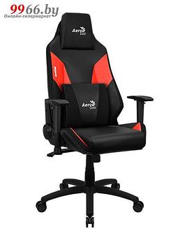 Игровое геймерское кресло для компьютера геймера AeroCool Admiral красный стул компьютерный на колесиках