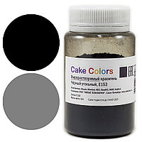Сухой жирорастворимый краситель Cake Colours Черный, угольный, 10гр Индия