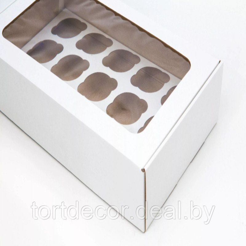 Коробка на 15 капкейков 44х25х10 см - фото 1 - id-p157792170