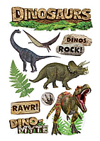 Вафельная картинка Динозавры