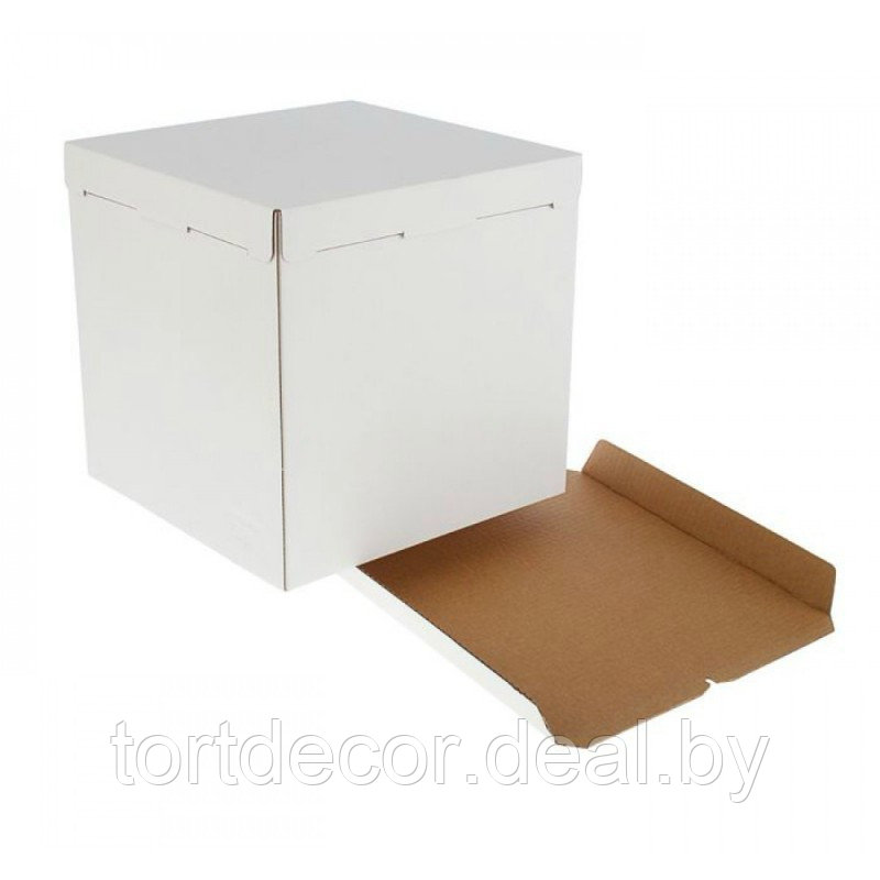 Коробка для торта без окна 30х30х45 см - фото 1 - id-p157792561