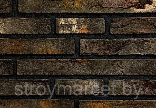 Клинкерная плитка REAL BRICK RB 7-13 antic глина античная графитовая