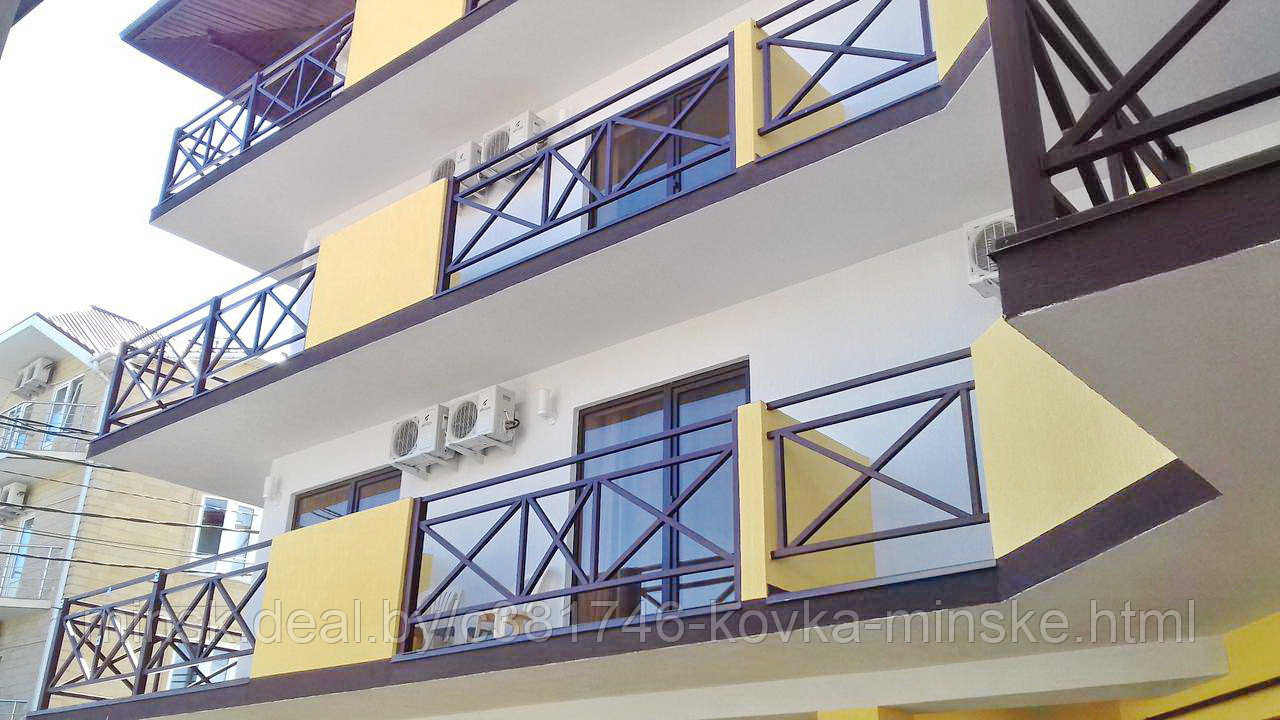 Перила на балкон "Д-133" - фото 1 - id-p157794790