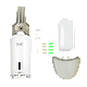 Локтевой дозатор PUFF-8193 для жидкого мыла и антисептиков (спрей/капля) с каплесборником (1000мл) настольный, фото 4