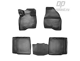Коврики в салон Ford Explorer V (2015-) 3D / 5 мест / Форд Эксплорер