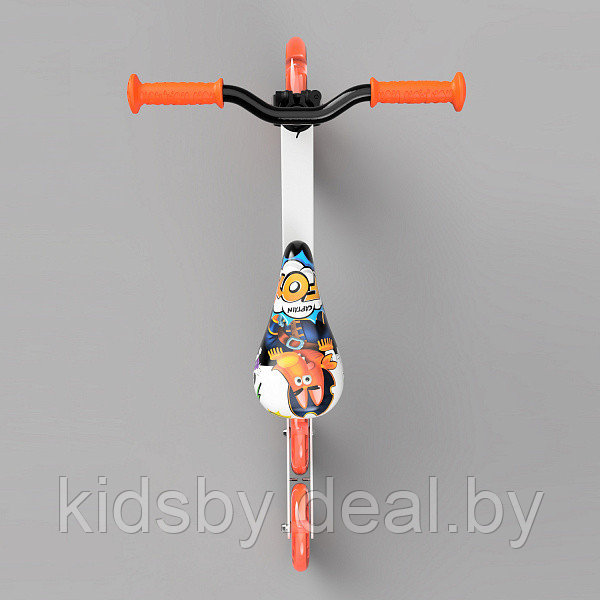 Детский беговел Small Rider Turbo Bike (оранжевый) светящиеся колеса трансформер - фото 3 - id-p155437508