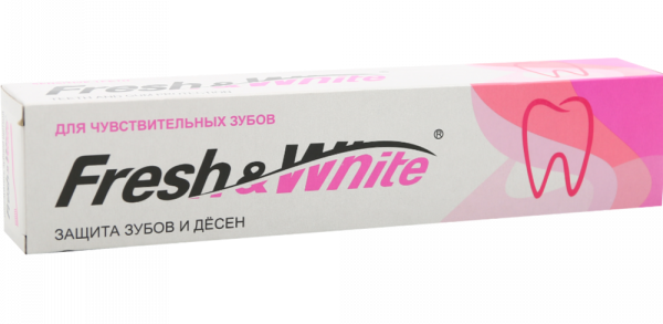 Зубная паста Fresh & White для чувствительных зубов, 135 г - фото 1 - id-p156505792