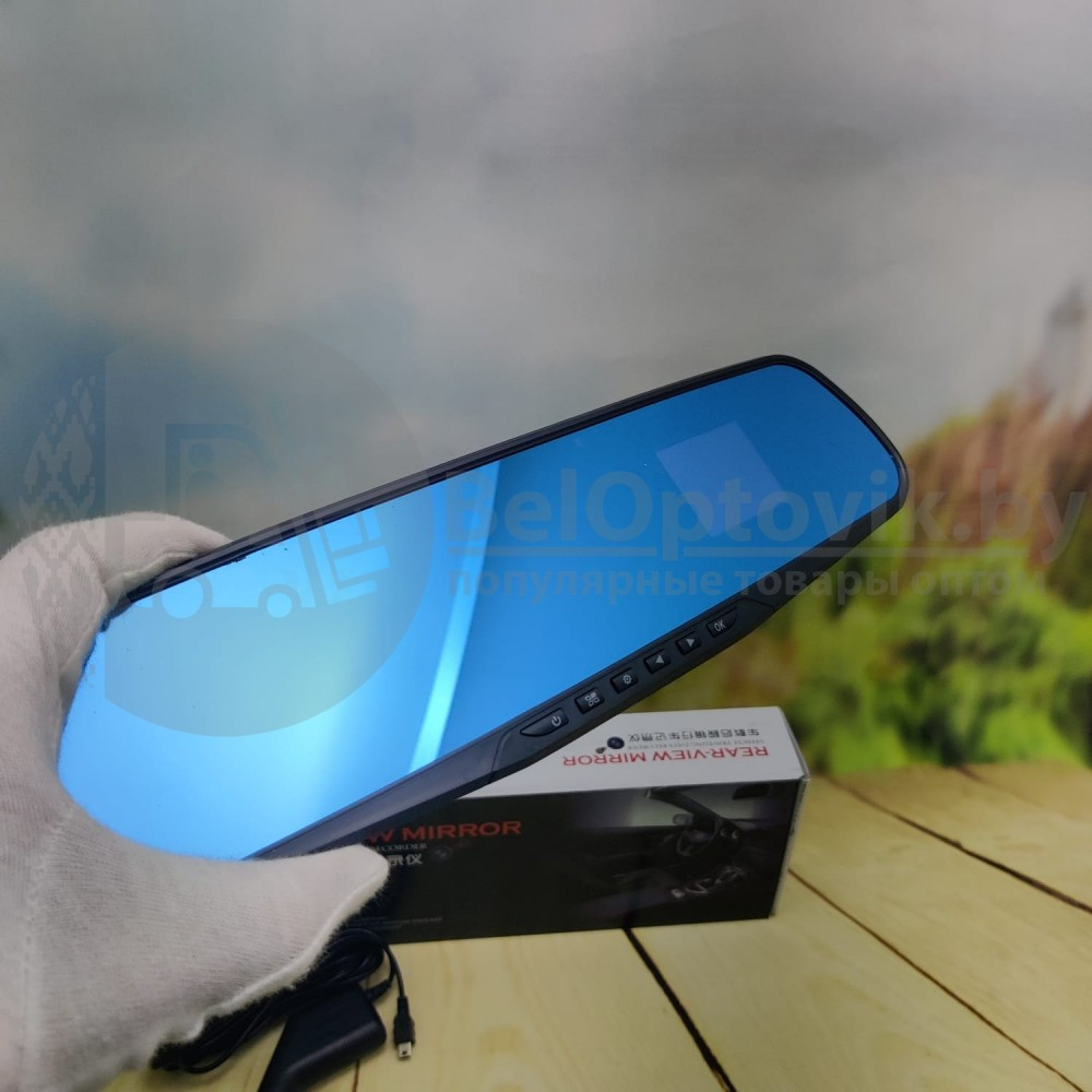 Видеорегистратор зеркало 3.2 Rear-View Mirror Vehicle traveling data recorder HD DVR - фото 5 - id-p93845016