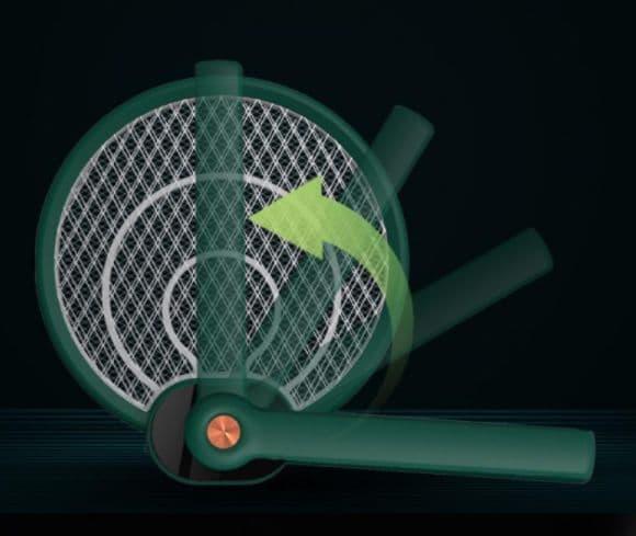 Складная электрическая ловушка для комаров и мух (мухобойка) - фото 2 - id-p157840797