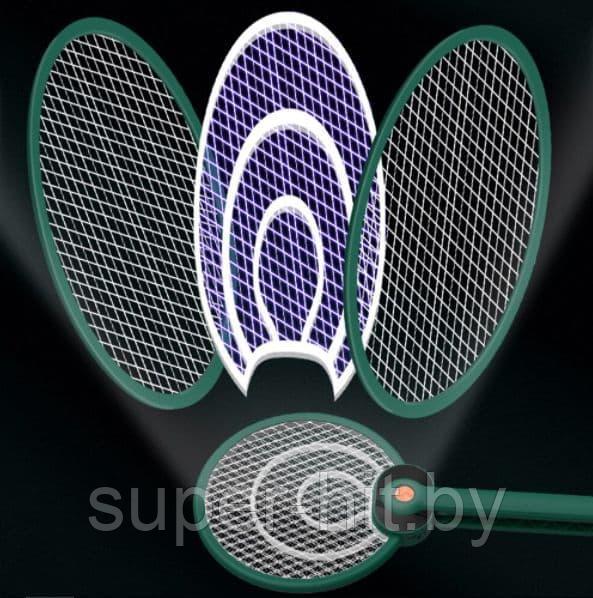 Складная электрическая ловушка для комаров и мух (мухобойка) - фото 4 - id-p157842415