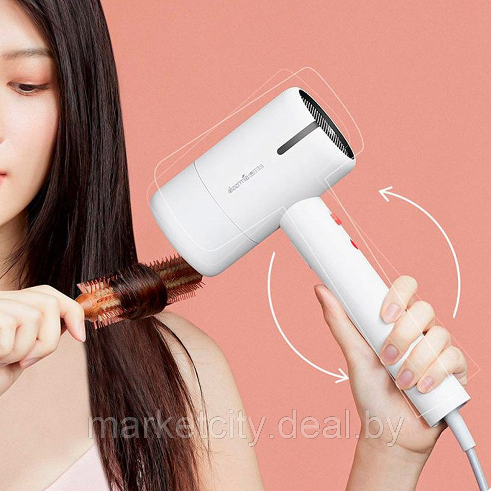Фен для волос с сушилкой для рук Xiaomi Deerma Multi-Functional Hand Dryer (DEM-GS100) Белый - фото 3 - id-p157866078