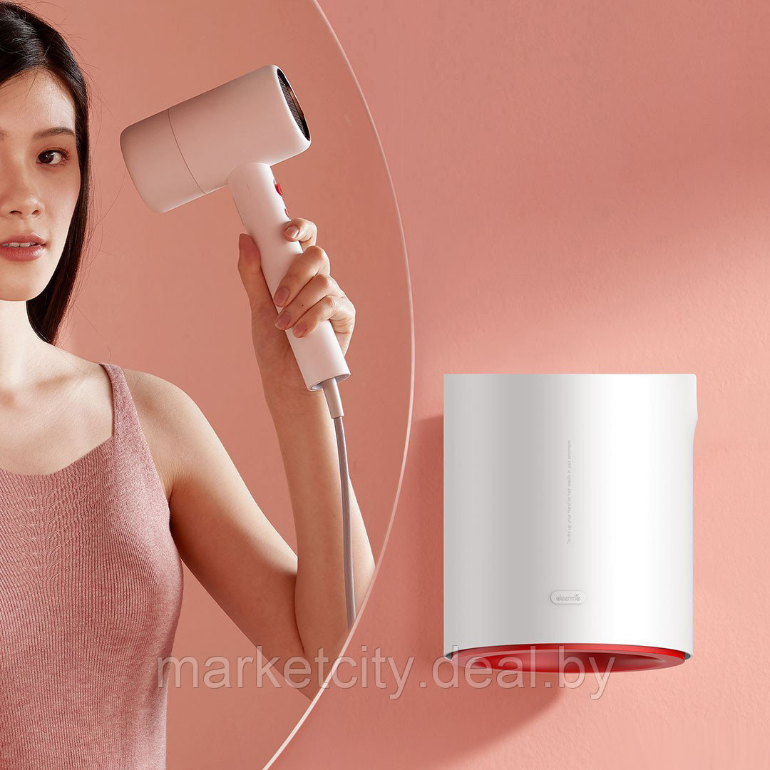 Фен для волос с сушилкой для рук Xiaomi Deerma Multi-Functional Hand Dryer (DEM-GS100) Белый - фото 1 - id-p157866078