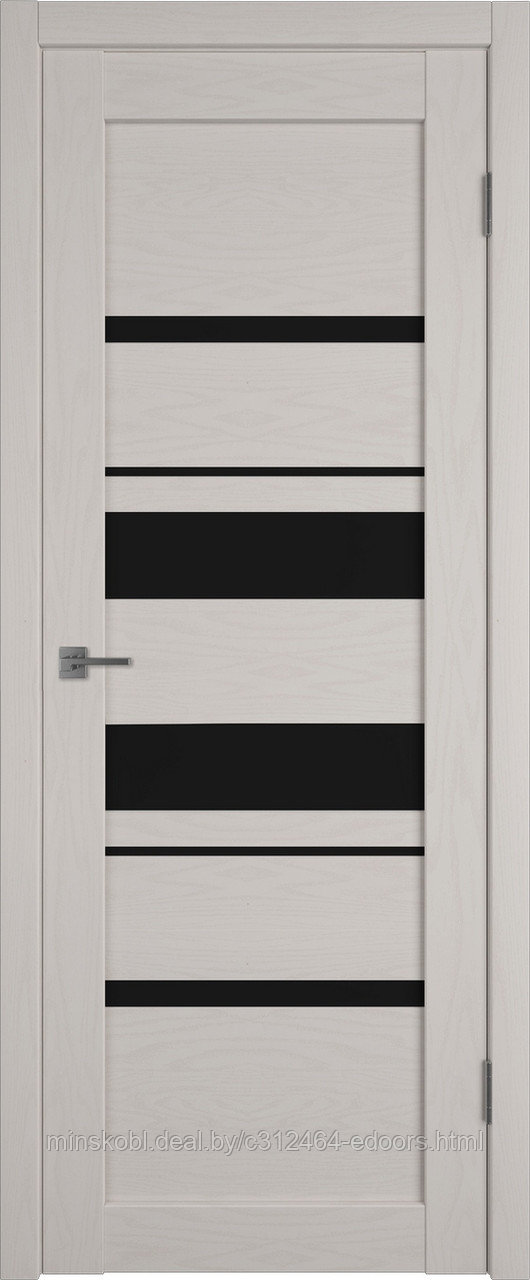Дверь межкомнатная Atum Pro Х29 BLACK gloss Fleet Soft