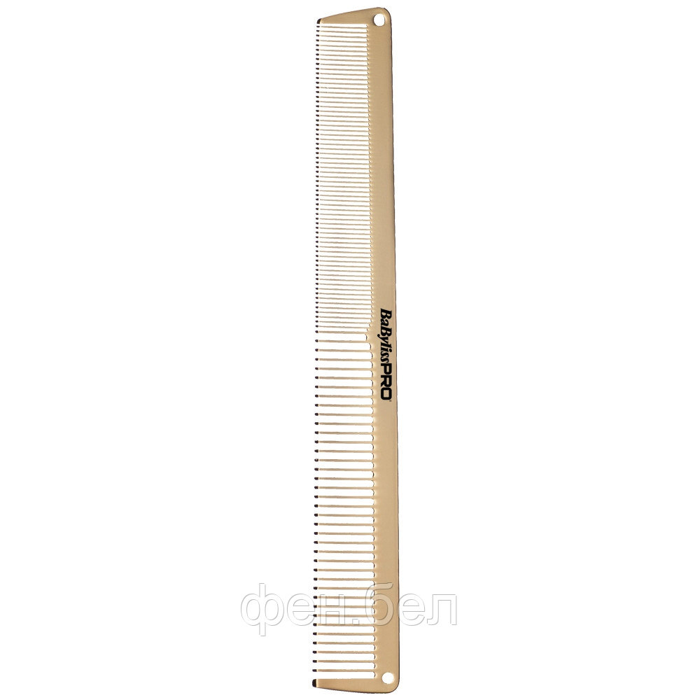 Расческа Babyliss Pro металлическая Gold Metal Comb - фото 1 - id-p157903558