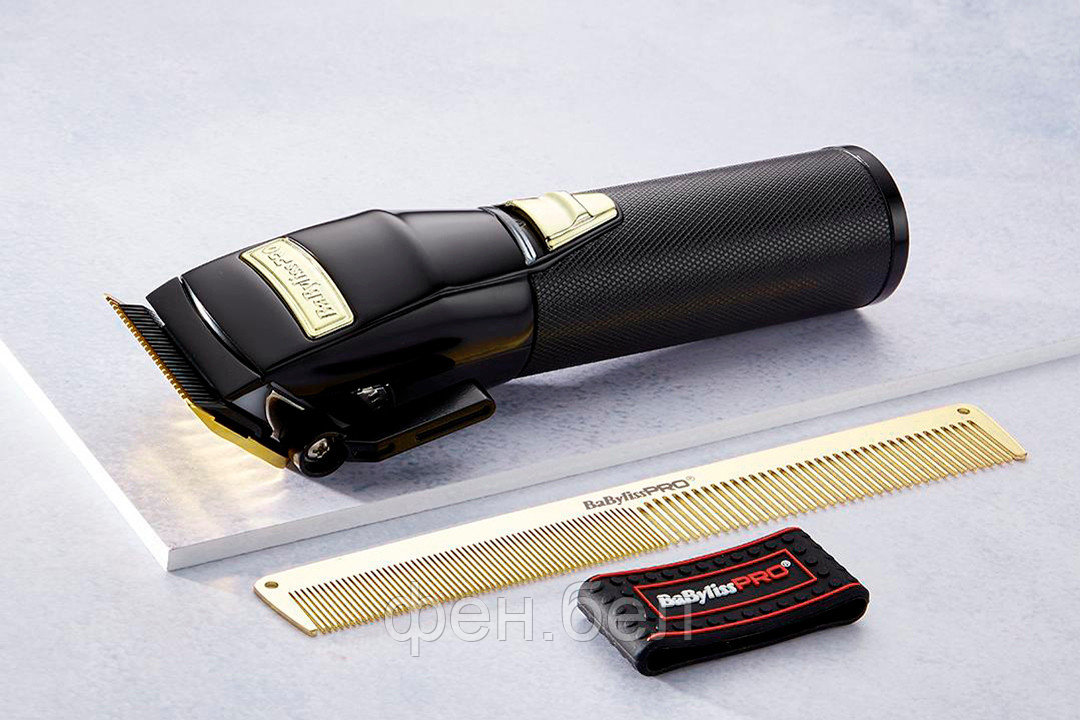 Расческа Babyliss Pro металлическая Gold Metal Comb - фото 3 - id-p157903558