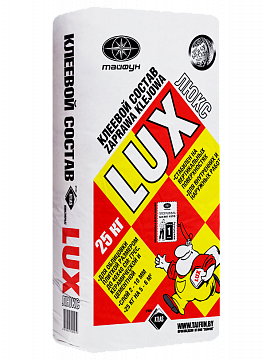 Клей для плитки LUX, 25 кг