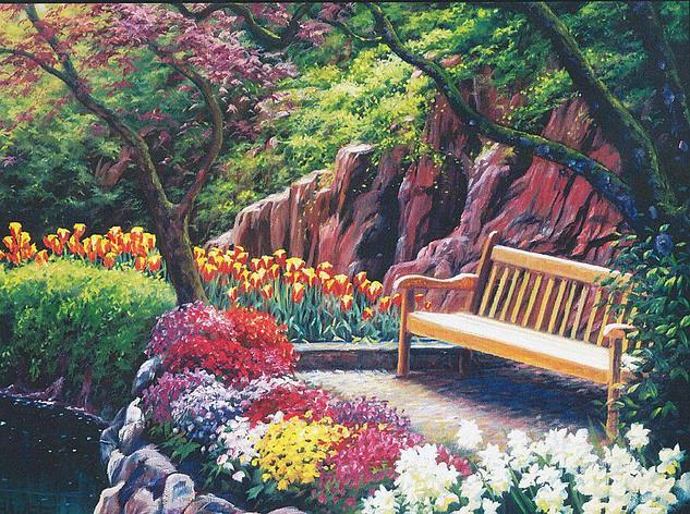 *** 52413 Набор для вышивания "Отдых среди цветов" ("Floral Rest")***, фото 2