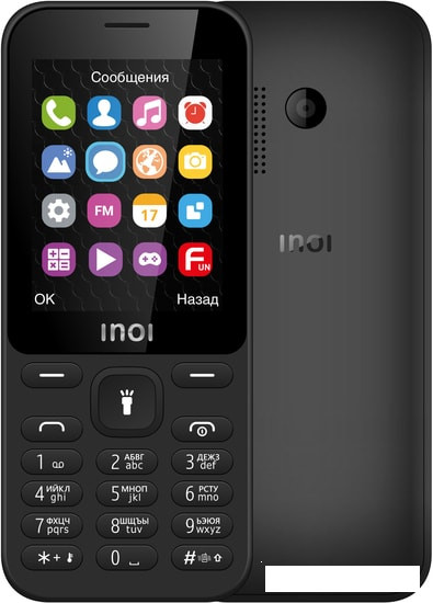 Мобильный телефон Inoi 241 (черный) - фото 1 - id-p157906679