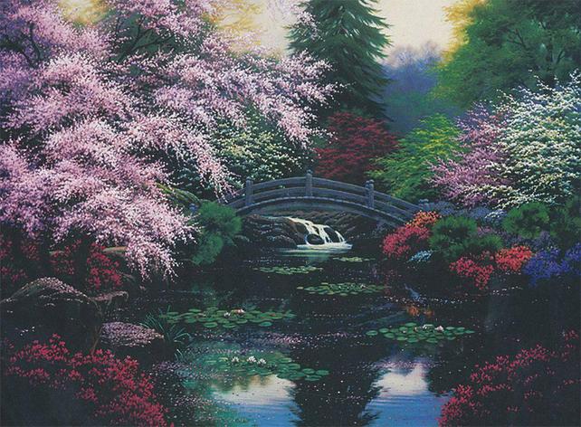 52401 Набор для вышивания: «Мост спокойствия» ("Bridge of Tranquility"), фото 2